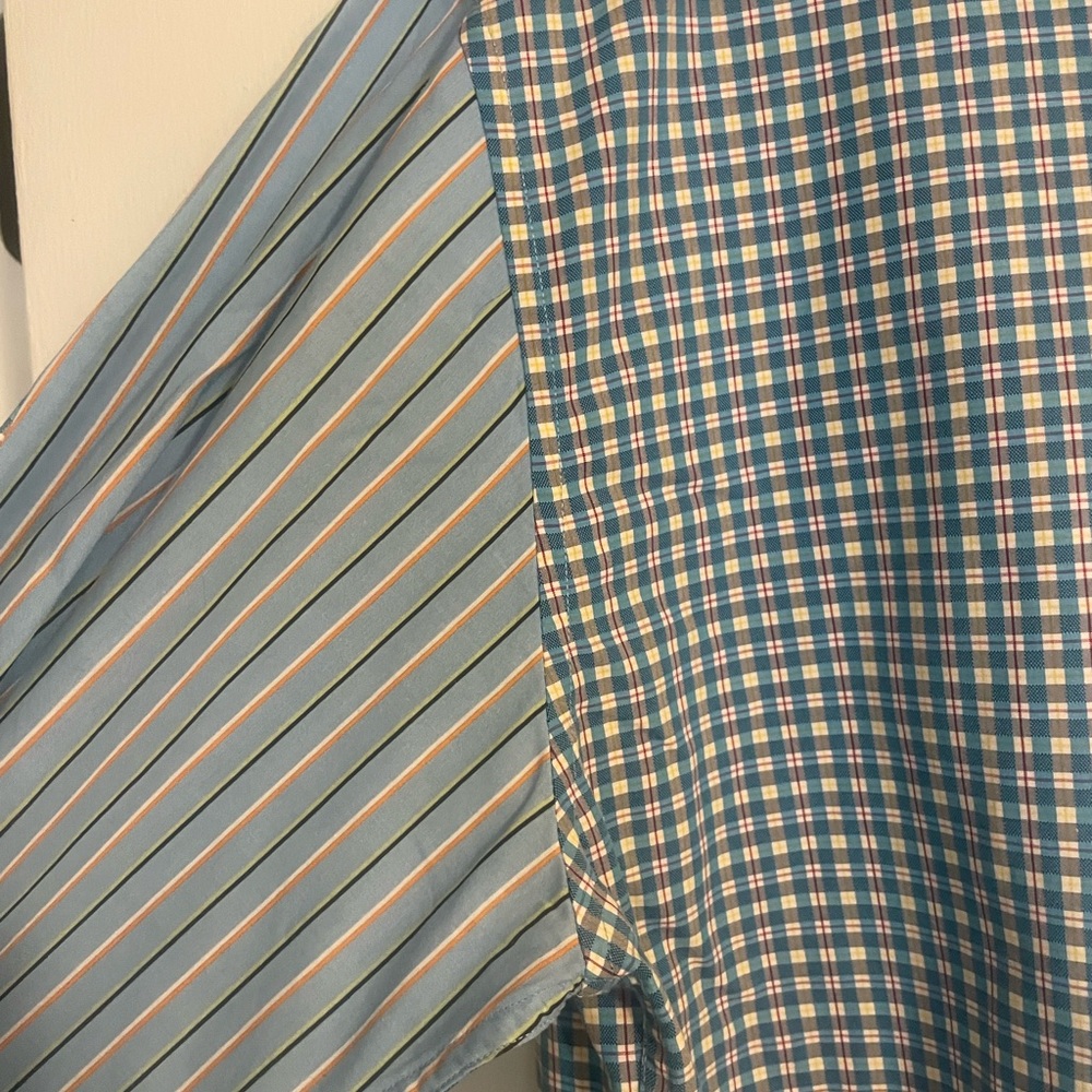 Robert Graham Mixed Patterns Button Down Shirt -Xl - image 7